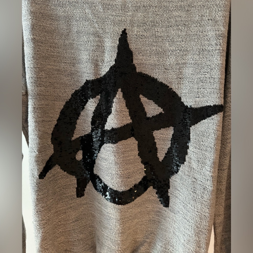ASHISH Rare This Laughable Anarchy Sweatshirt Sweater Unisex Men S Women M - Picture 13 of 13